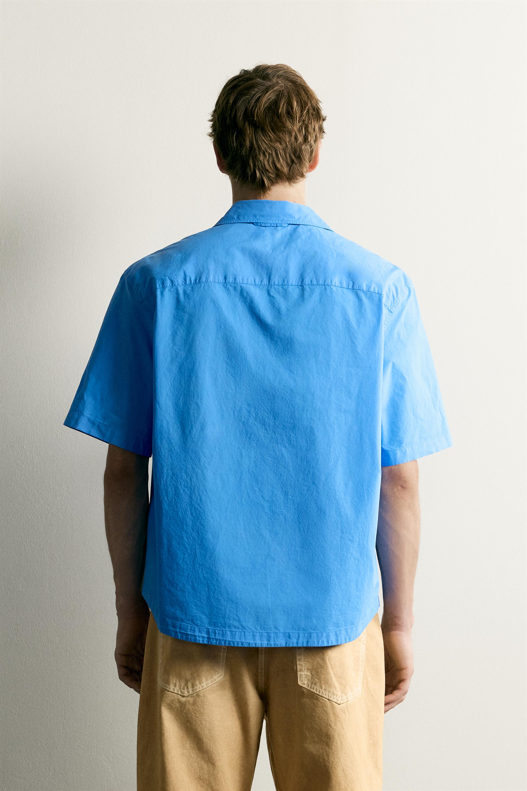 CHEMISE RELAXED FIT EN POPELINE